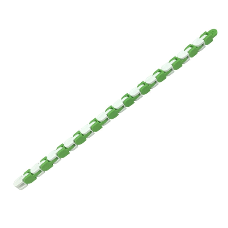 24 Knots White Green Wacky Tracks Fidget Toys Anti Stress