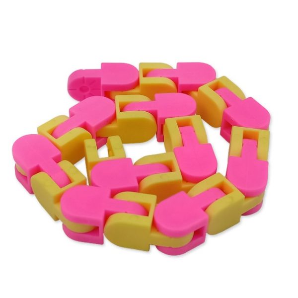 New 48 Knots Wacky Tracks Fidget Antistress Chain Toy For Children Bike Chain Stress Relief Bracelet 1.jpg 640x640 1 - Wacky Track