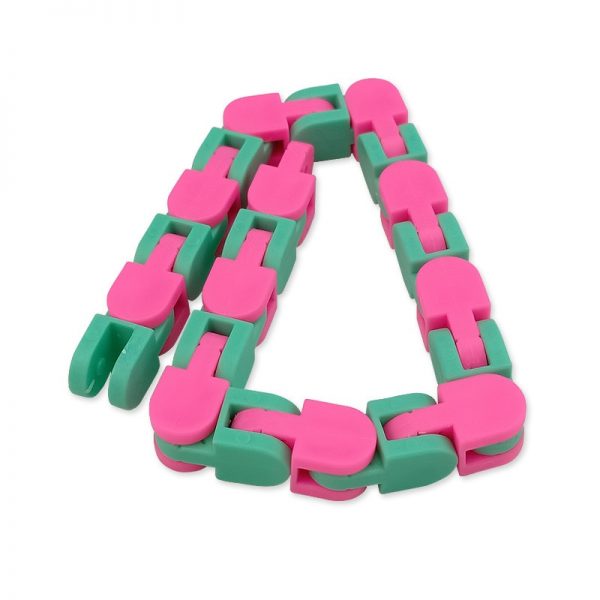 New 48 Knots Wacky Tracks Fidget Antistress Chain Toy For Children Bike Chain Stress Relief Bracelet 3 - Wacky Track