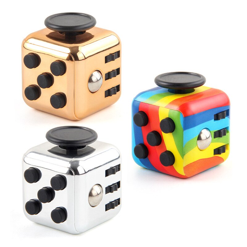 colourful cube fidget cube toy 5787 - Wacky Track