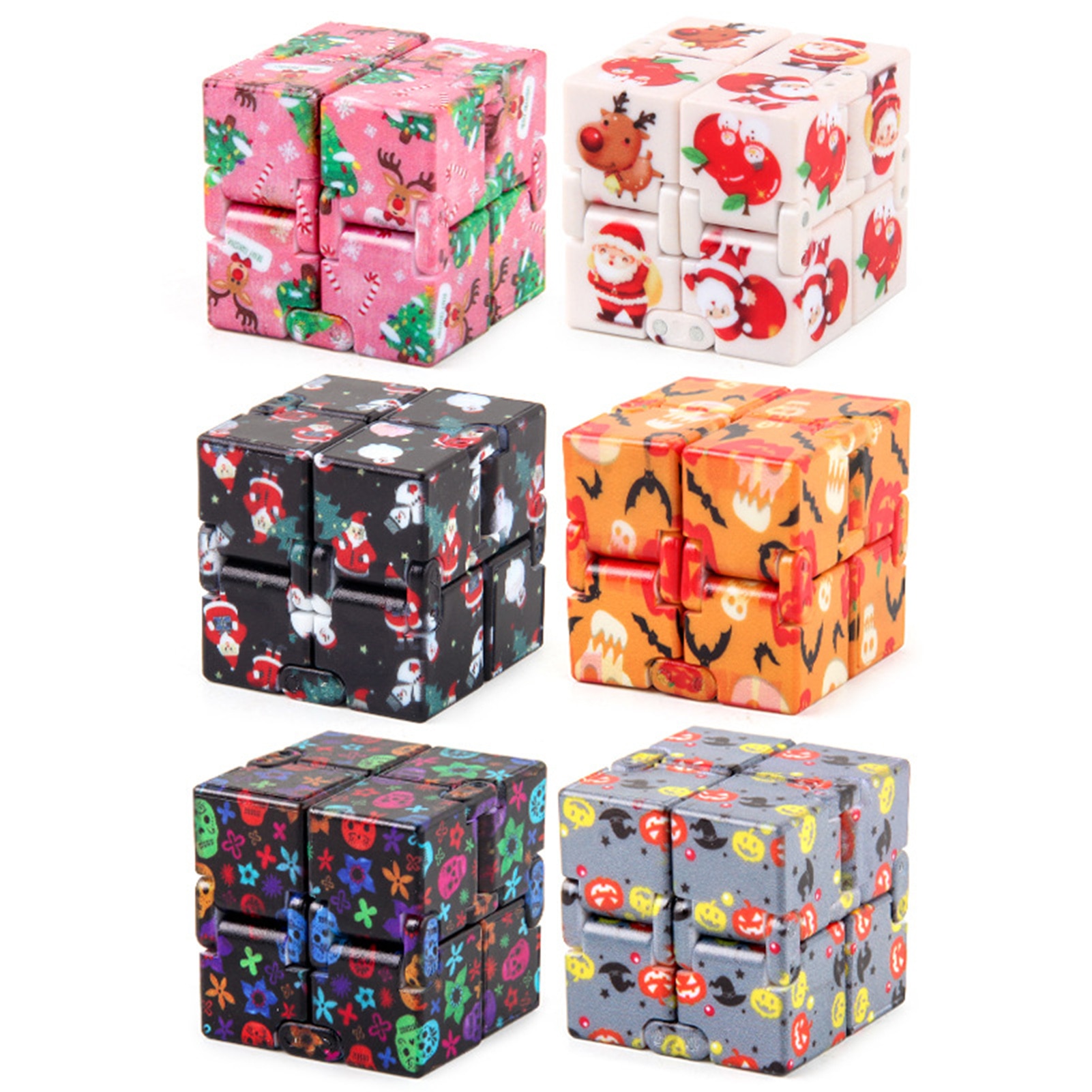 Details about   Magic Infinity Cube Stress Fidget Sensory Toys Autism Anxiety Child Kids Gift 