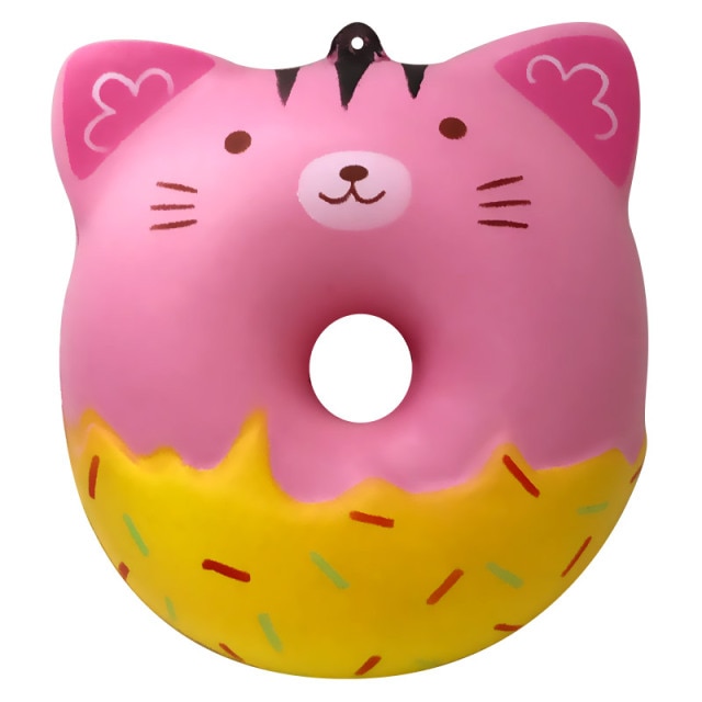 1 Squishy cat burger sensory fidget kids stress anxiety relief toy 