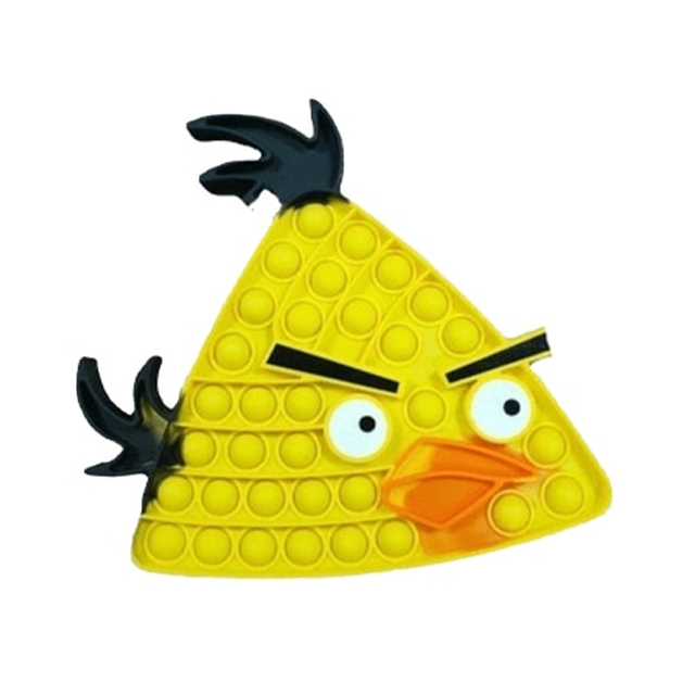 pop it angry bird chuck fidget toy 6233 - Wacky Track