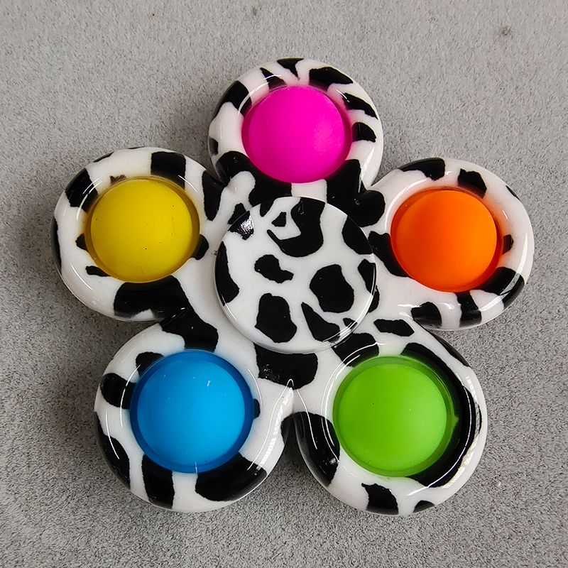 pop it colorful spinner 5 sides anti stress fidgets toys 1257 - Wacky Track