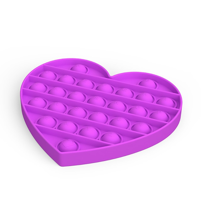 pop it heart shape fidget toys 3848 - Wacky Track