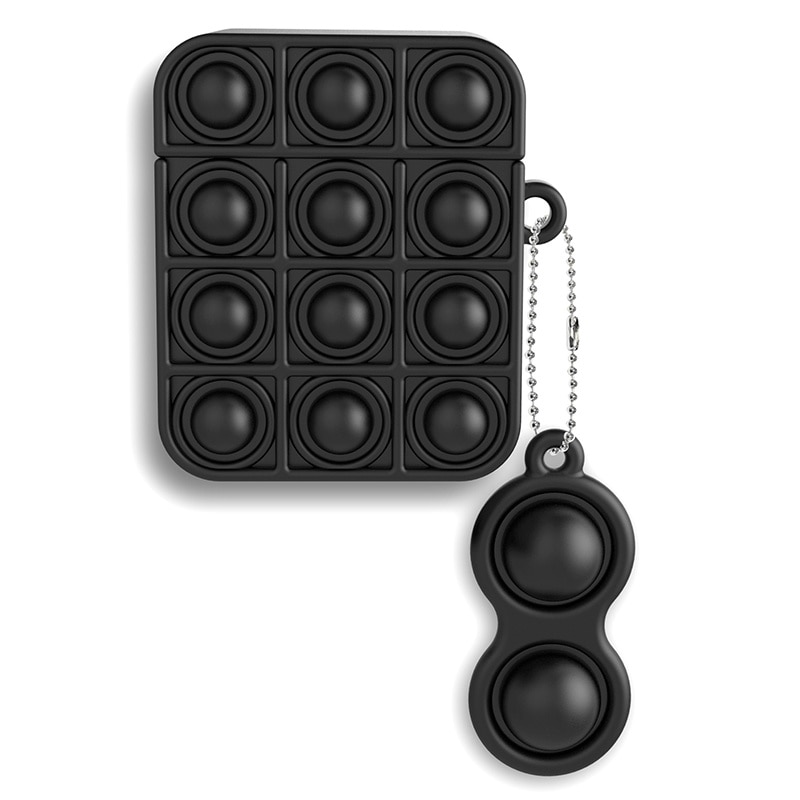 pop it silicone earpods case fidget toy 7545 - Wacky Track