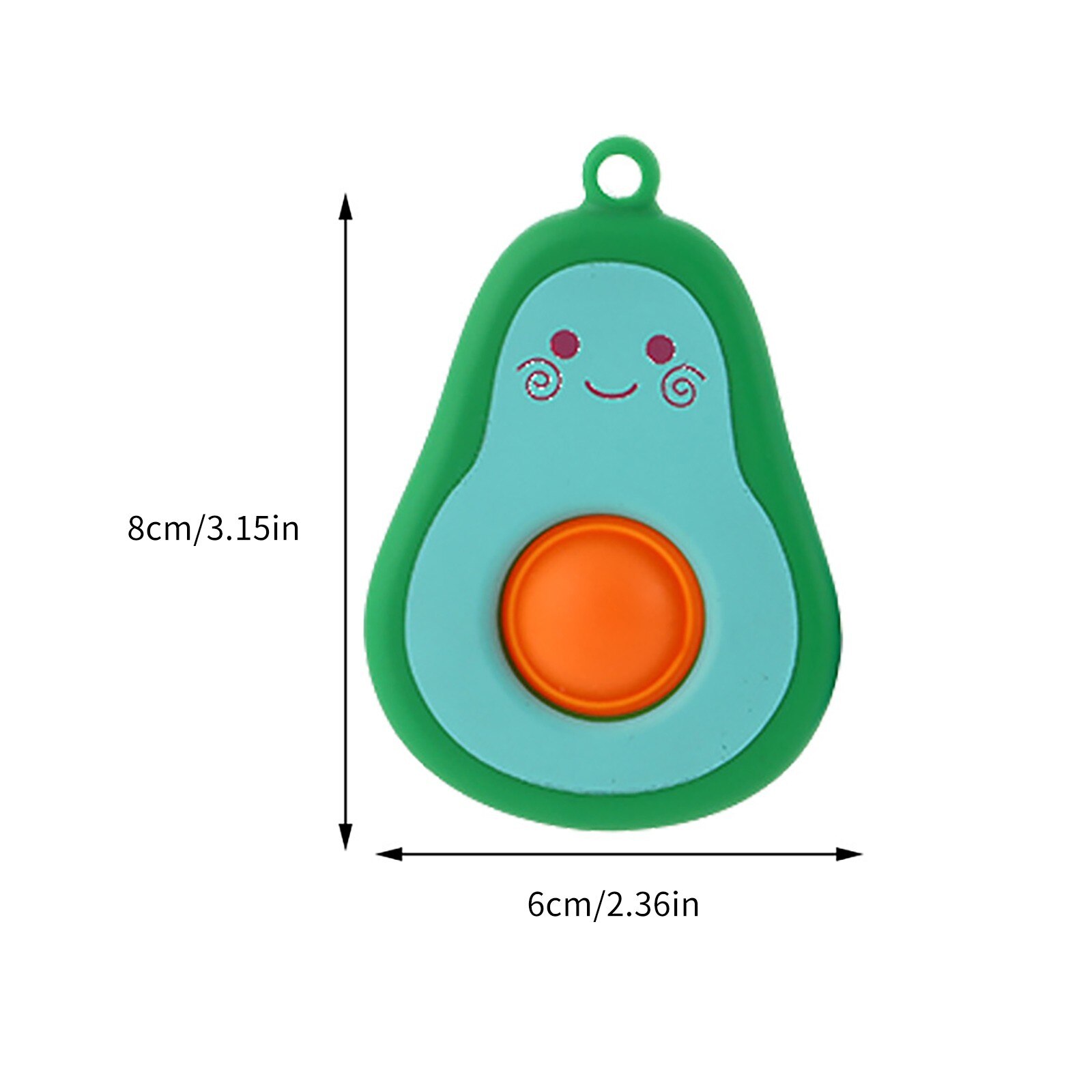 simple dimple avocado fidget toy 8464 - Wacky Track