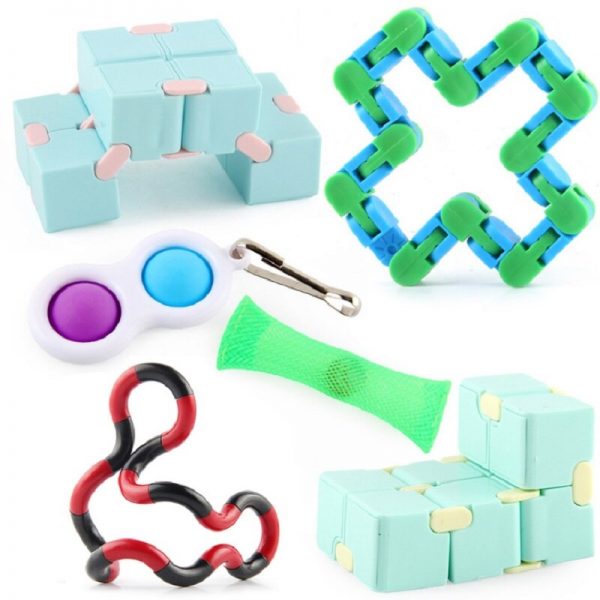 Fidget Toys Anti Stress Set Strings Relief Pack Gift for Adults Children Figet Sensory Squishy Relief 3 - Wacky Track