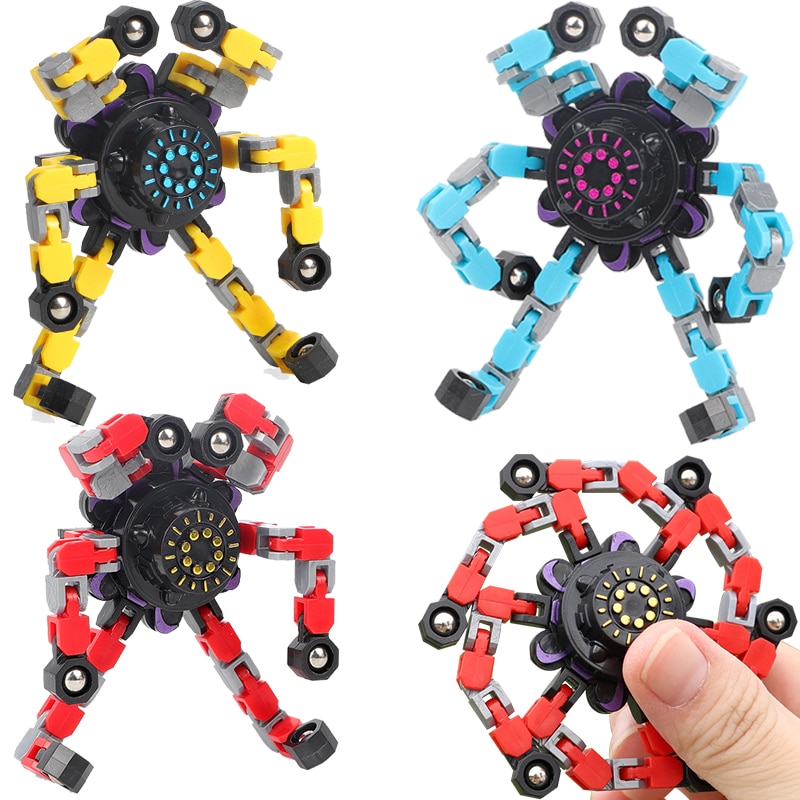 6/10 Knots Fidget Chain Toy Spinner AntiStress Adult Children Hand