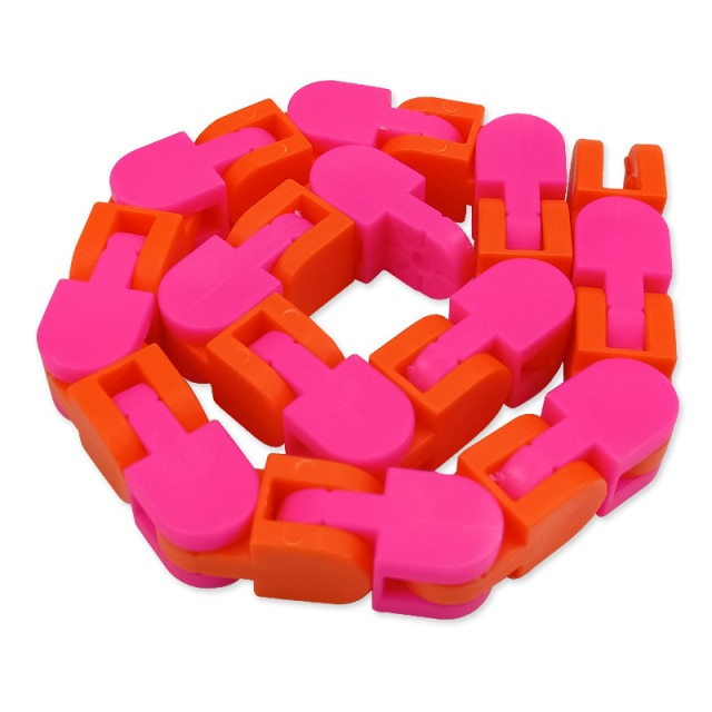 Click And Snap Fidget Toy - Chain Track - Bend and Twist In Wacky Craz